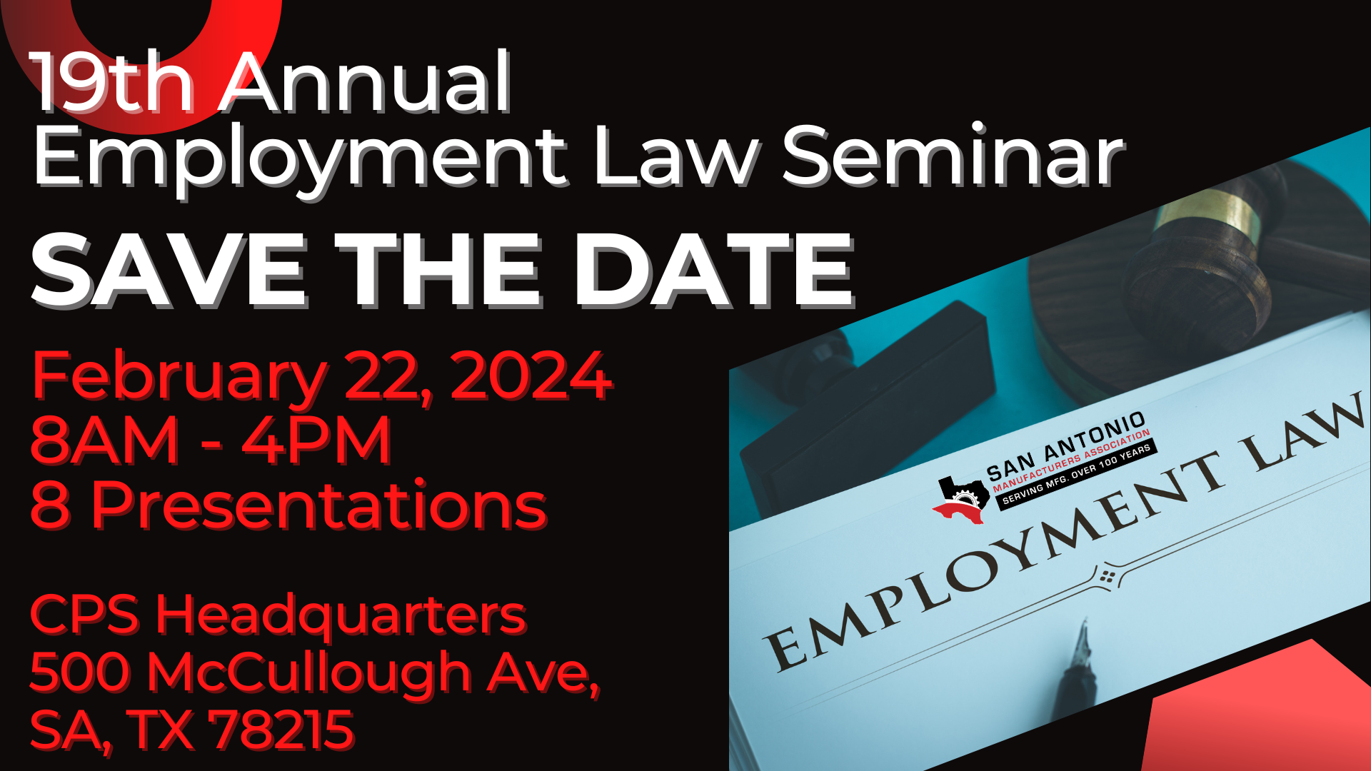 SAMA 19th Annual Employment Law Seminar Dealing with Uncertainty